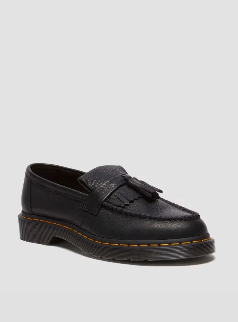 Adrian Yellow Stitch Ambassador Leather Loafers