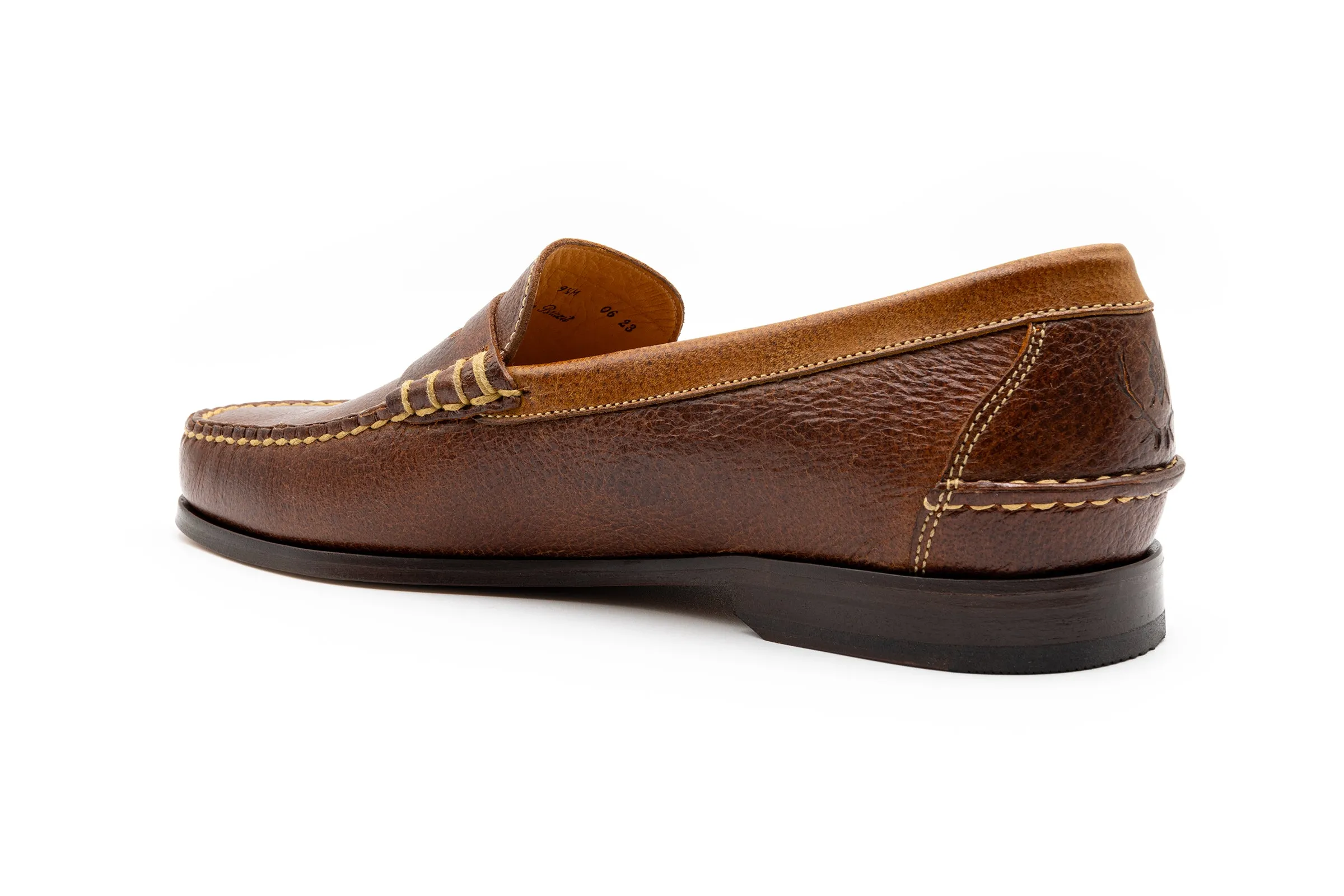 All American Water Buffalo Penny Loafers - Oak