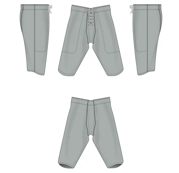 Athletic Knit (AK) F205-012 Grey Pro Football Pants