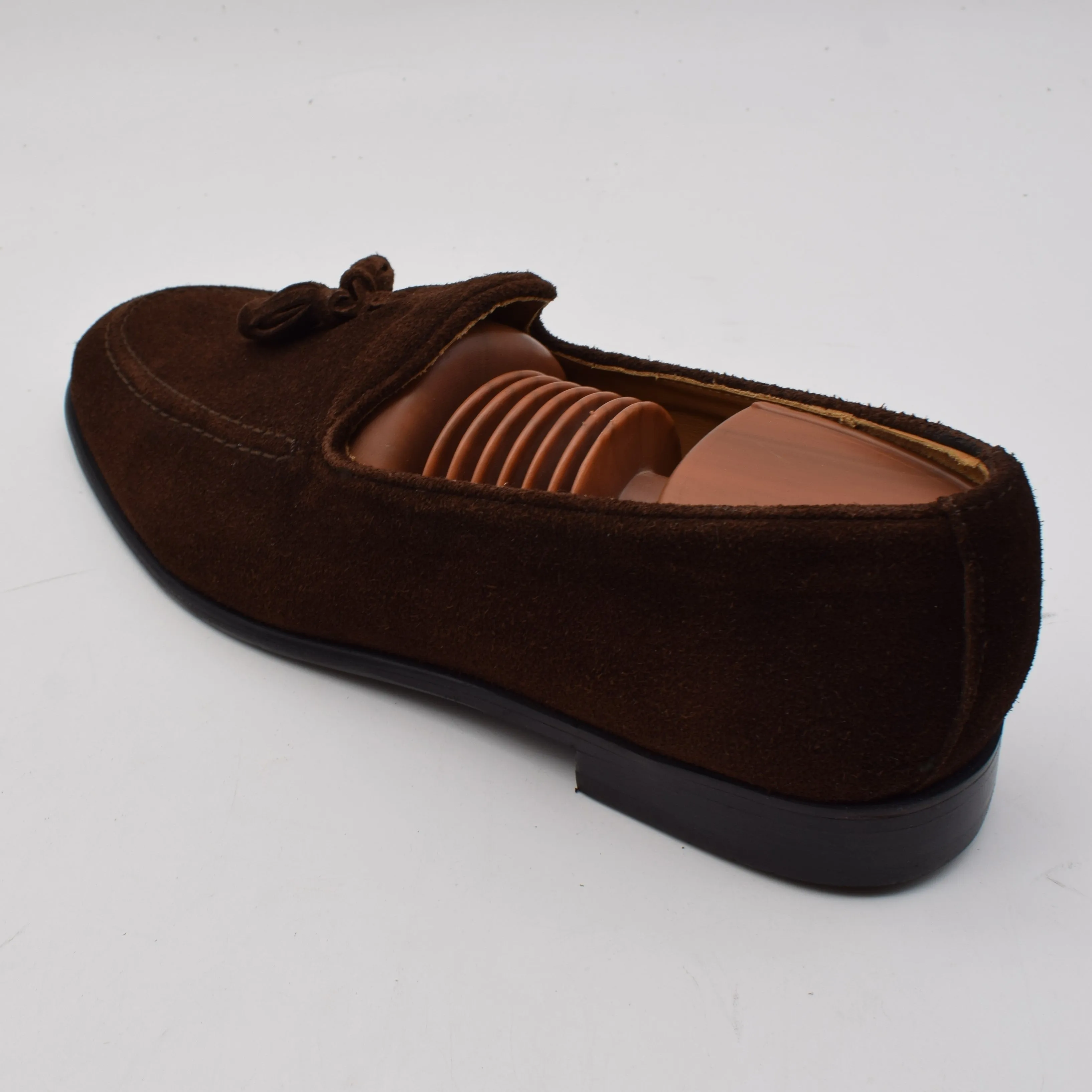 Calf Suede Tassel Loafer