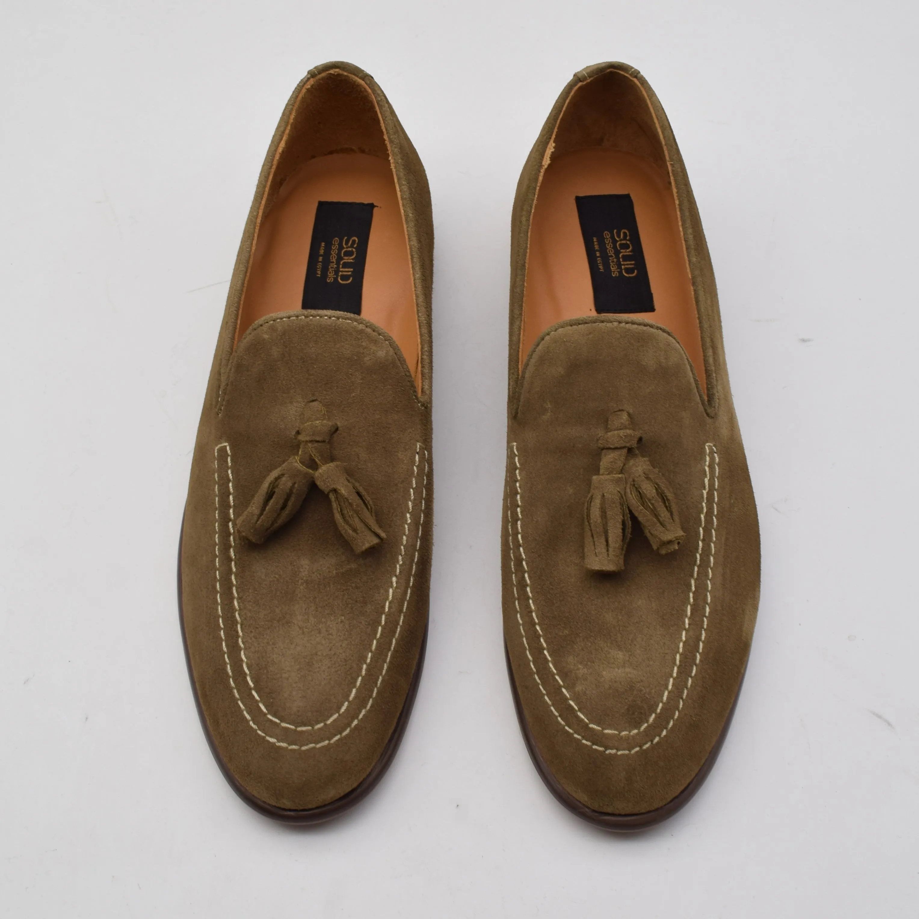 Calf Suede Tassel Loafer