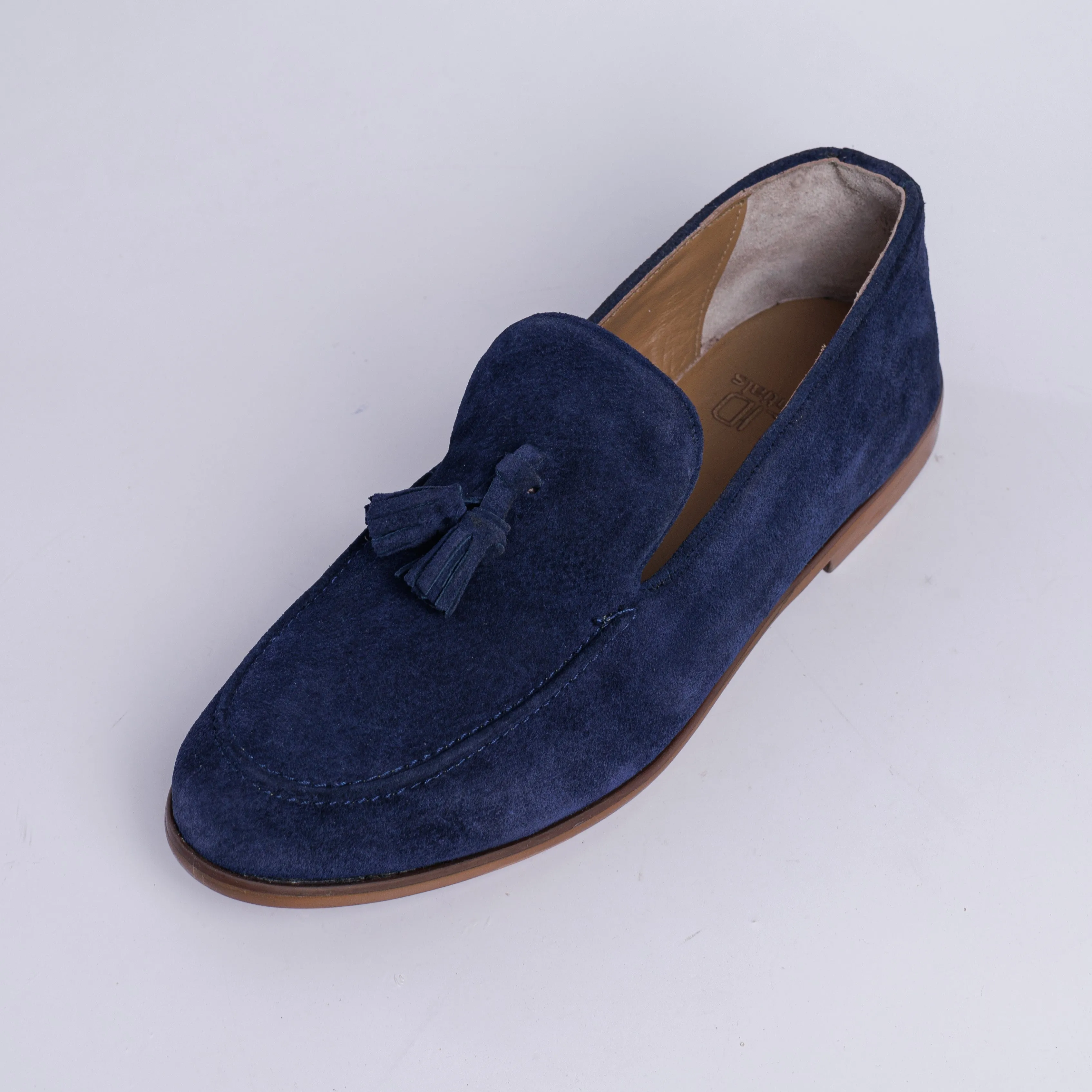 Calf Suede Tassel Loafer