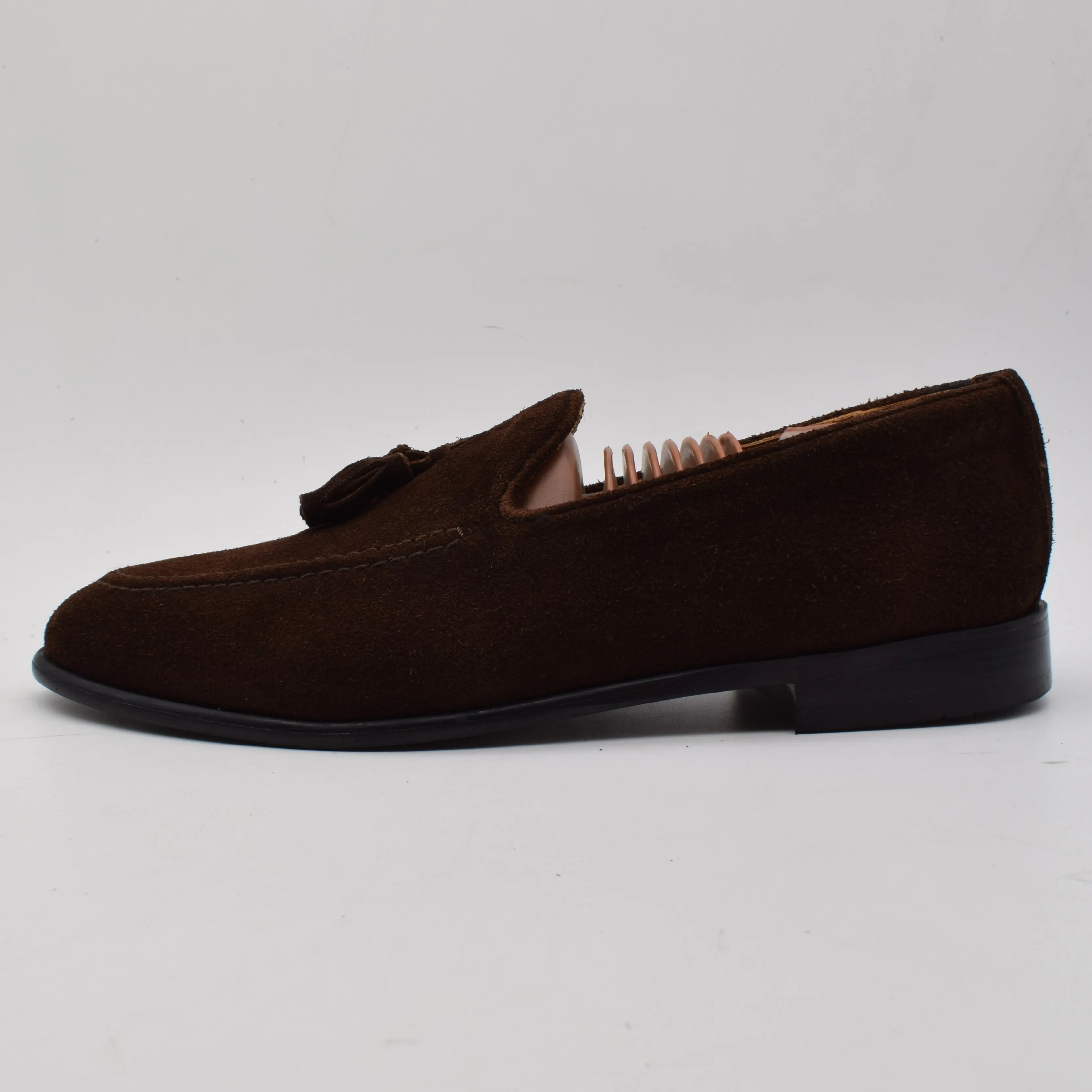 Calf Suede Tassel Loafer