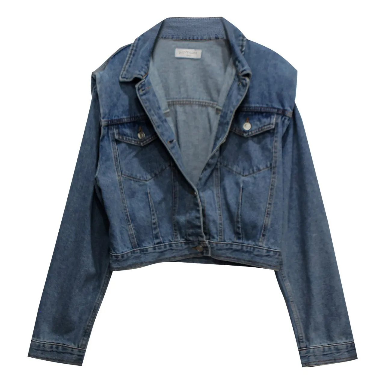 CROPPED DENIM JACKET