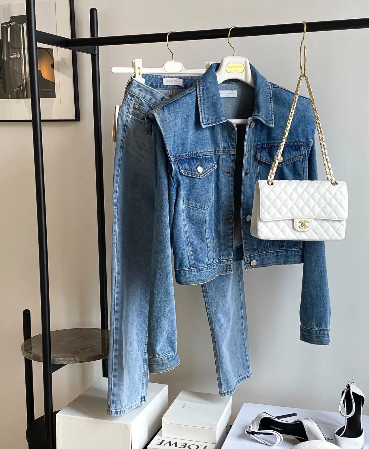 CROPPED DENIM JACKET