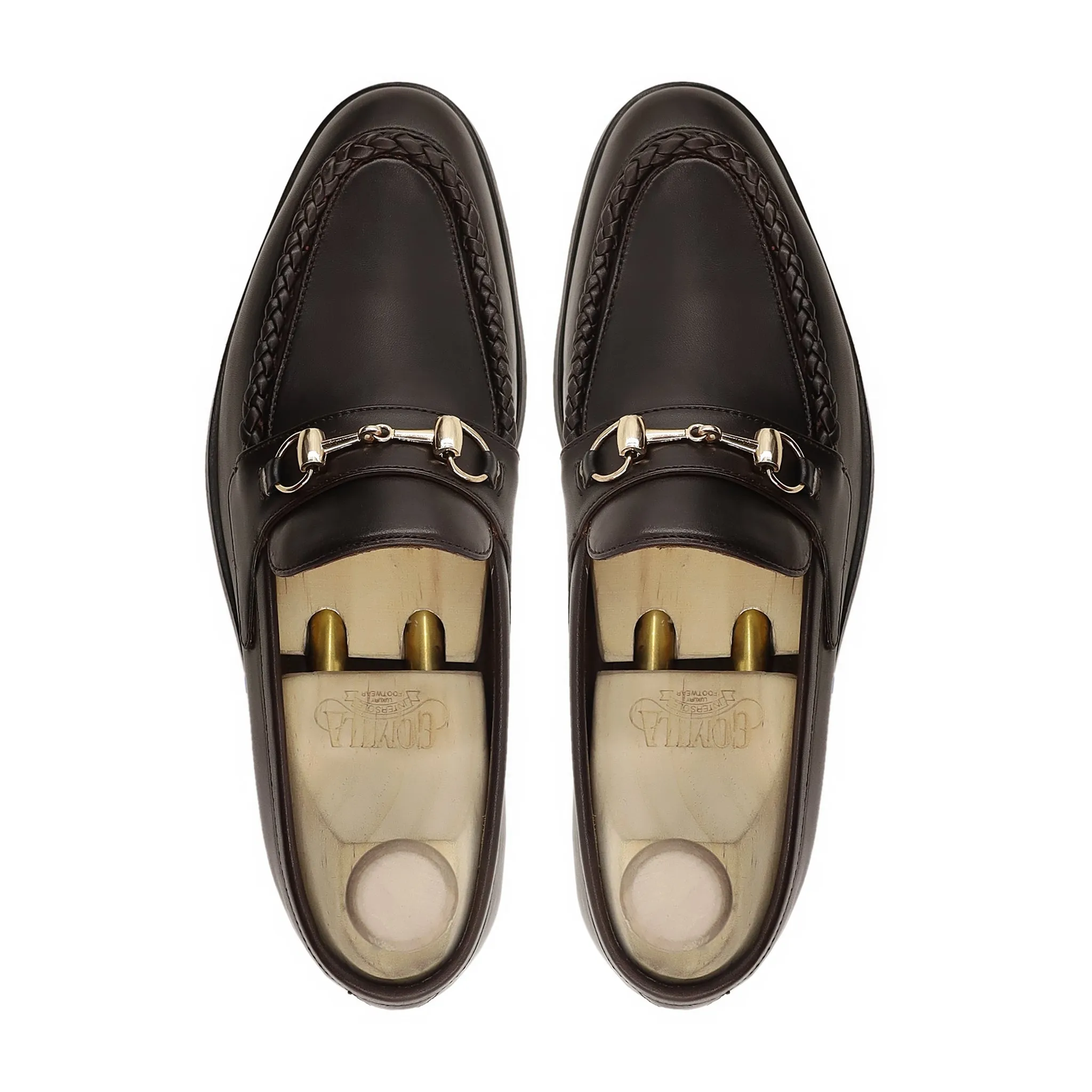 Damla - Men's Dark Brown Calf Leather Loafer