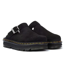 Dr. Martens Zebzag EH Suede Black Mule