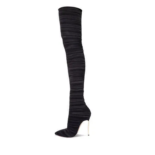 High Tube Over The Knee Boots Foreign Trade Europe and America Over The Knee Boots