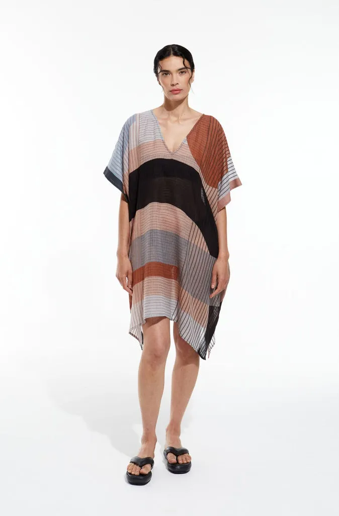 Mapoesie Elia Namibie Dress in Brown