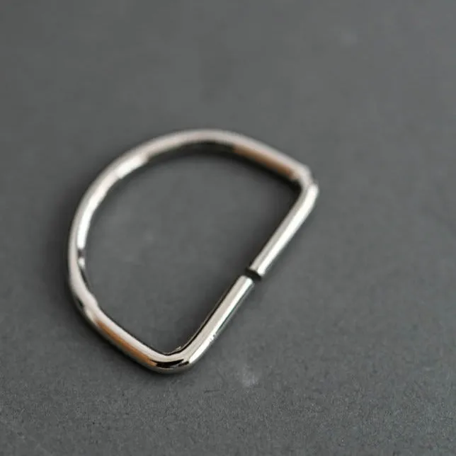 Merchant & Mills - Nickel D Rings 1.25"