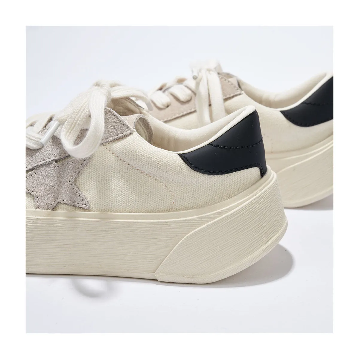 Pastel Star Canvas Sneakers