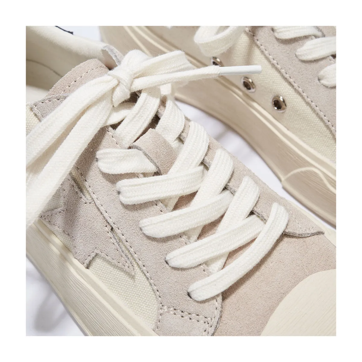 Pastel Star Canvas Sneakers