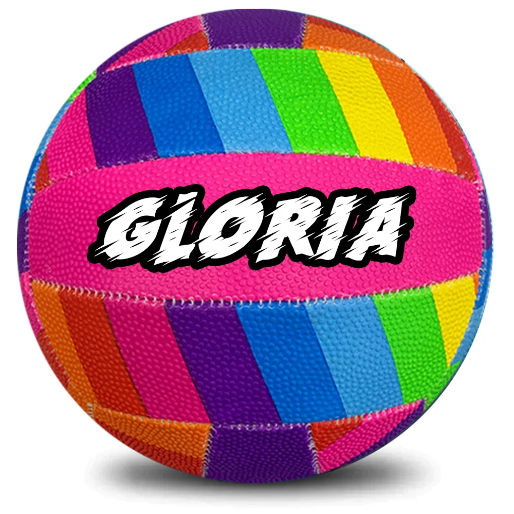 Personalised Spalding Rainbow Netball (SIZE 4, 5)