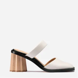 Pleated Heel Mule