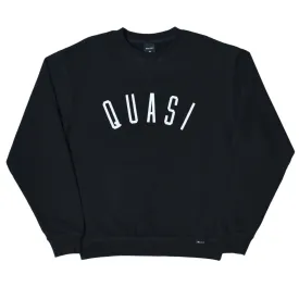 Quasi Poster Crew Sweat [Black]