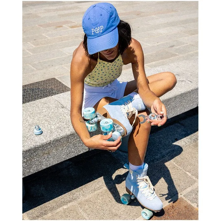 Samira Suede Dusty Blue Impala Roller Skates