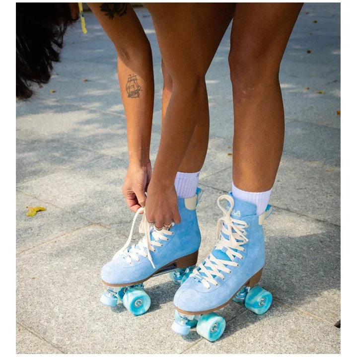 Samira Suede Dusty Blue Impala Roller Skates