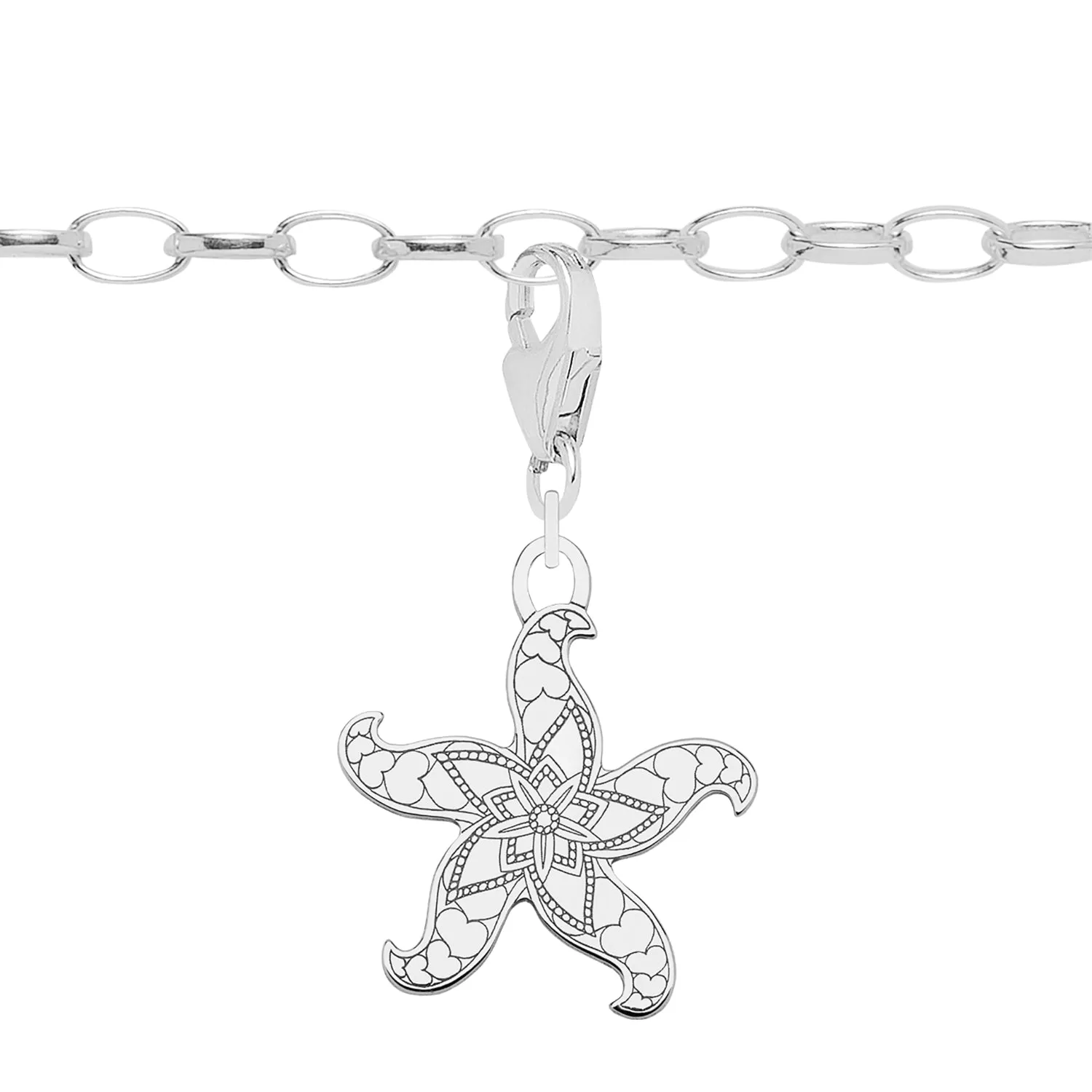 Starfish Starter Charm Bracelet