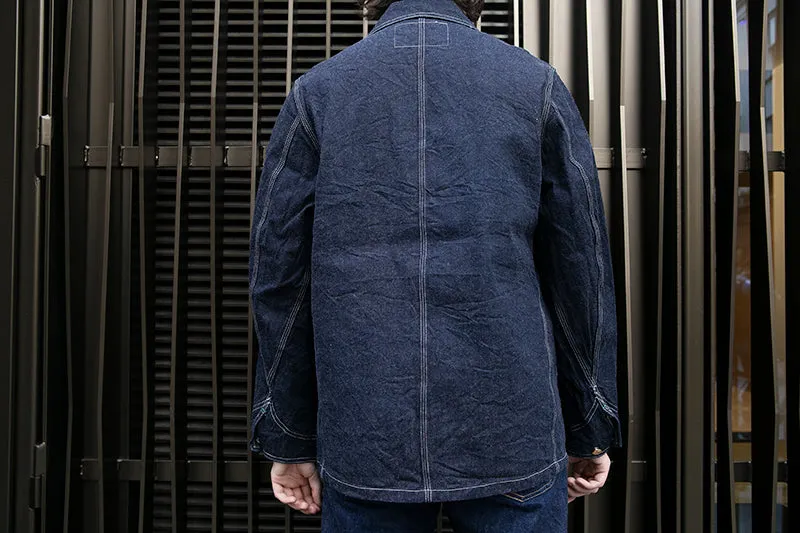 Sugar Cane 11oz Blue Denim Work Coat