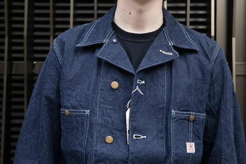 Sugar Cane 11oz Blue Denim Work Coat