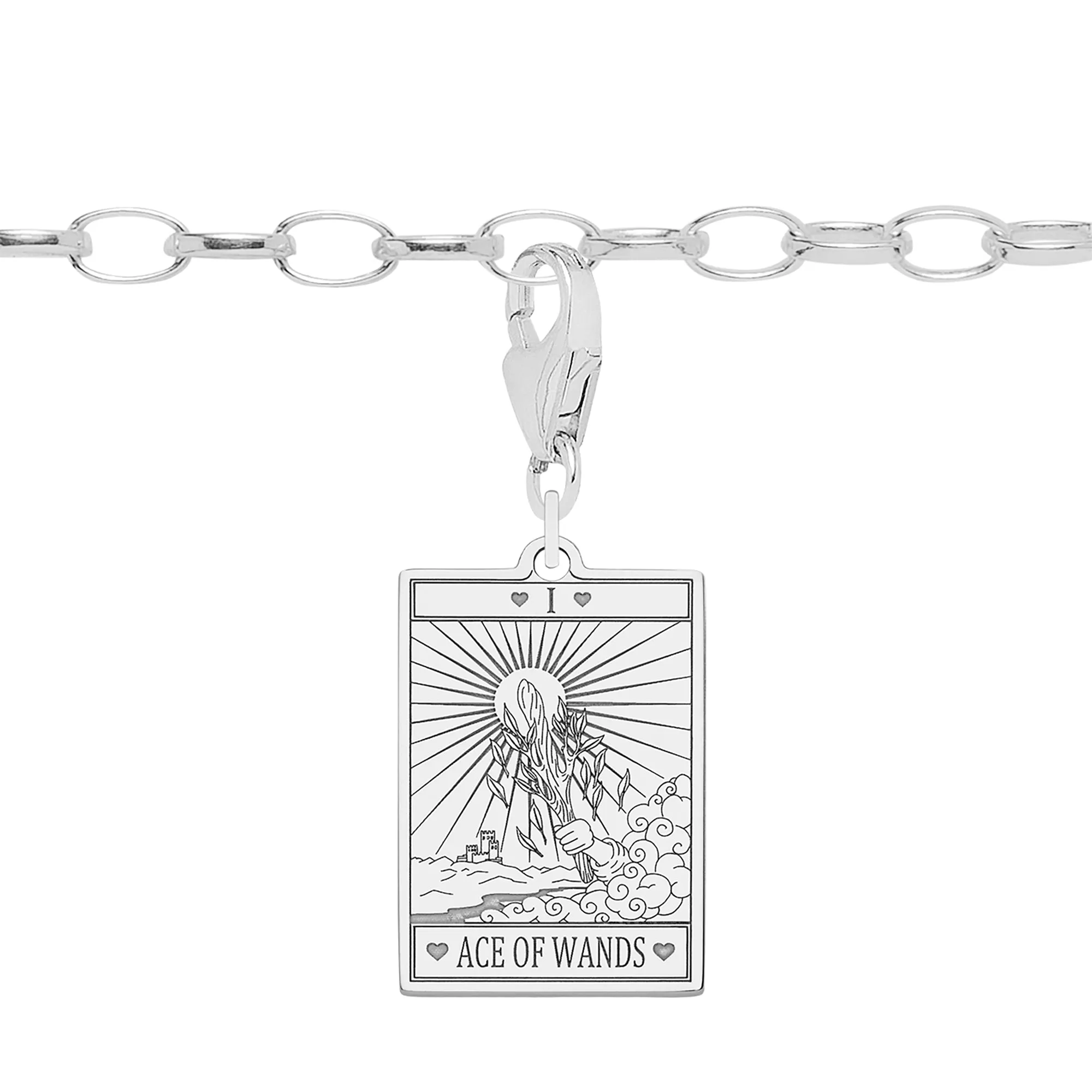 The Ace of Wands Tarot Charm