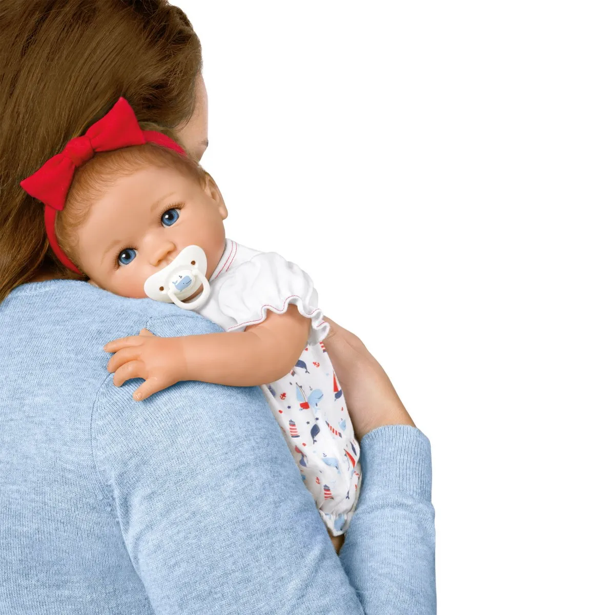 The Ashton-Drake Galleries Little Saylor Lifelike So Truly Real® Baby Girl Doll Weighted Fully Poseable with Soft RealTouch® Vinyl Skin by Award Winning Master Doll Artist Linda Murray 18"-Inches