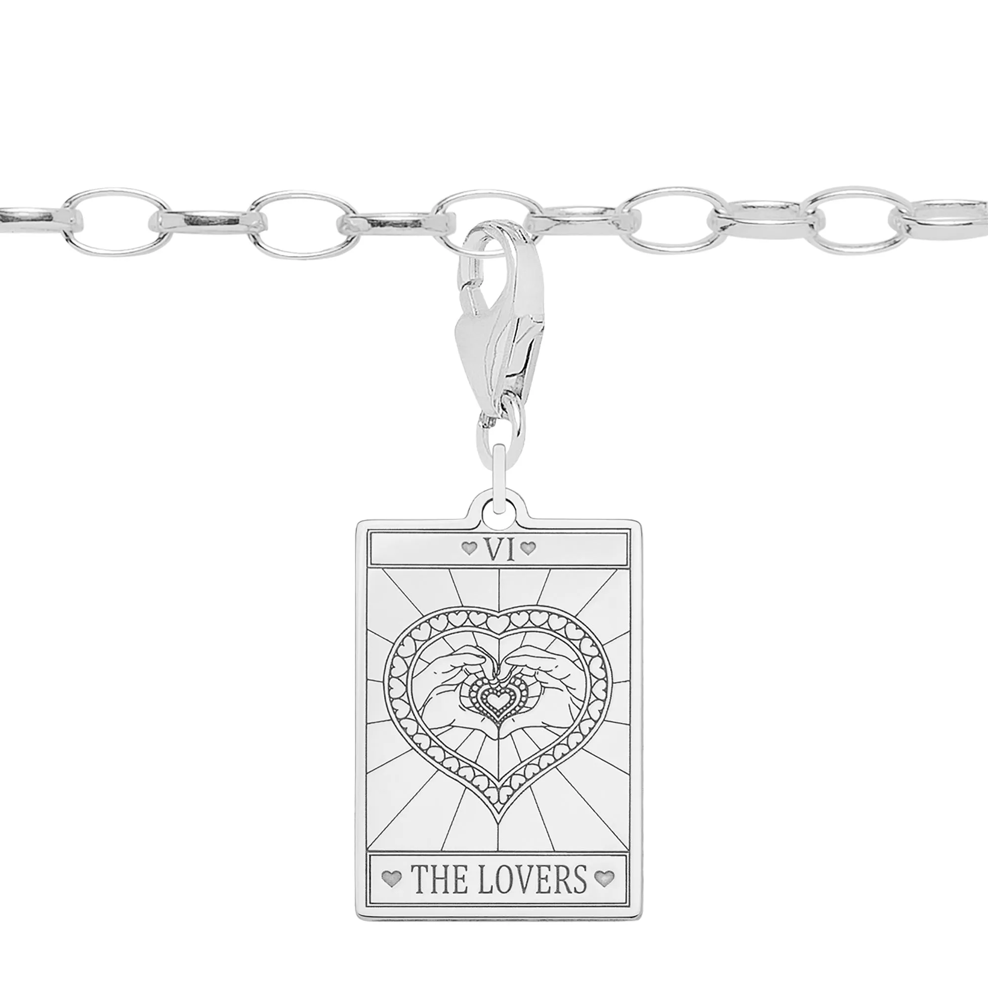 The Lovers Tarot Charm