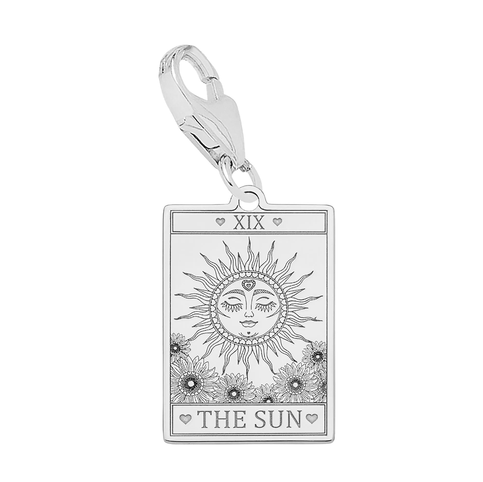 The Sun Tarot Charm