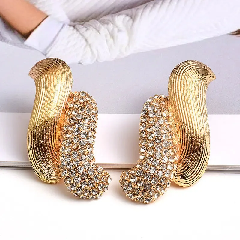 Trendy Diamond Earrings