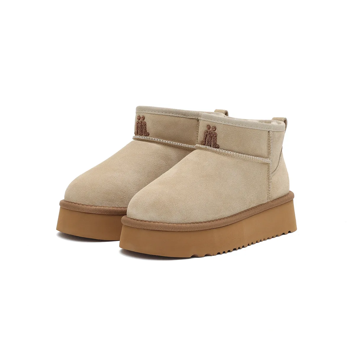 Warm Fleece-Lined Ankle Snow Boots